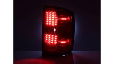 Xtune LED Tail Lights With Red Clear Lens Chevrolet Silverado | GMC Sierra 2014-2019                                     - ALT-JH-CS14-LED-RC - Image 6