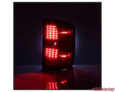 Xtune LED Tail Lights With Red Clear Lens Chevrolet Silverado | GMC Sierra 2014-2019 - ALT-JH-CS14-LED-RC
