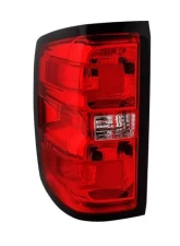 Xtune OEM Left Driver Side LED Tail Lights With Red Clear Lens Chevrolet Silverado | GMC Sierra 2014-2019                                     - ALT-JH-CS14-OE-L - Image 4