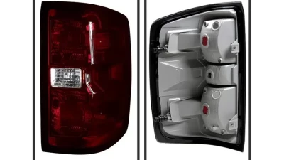 Xtune OEM Style Tail Lights With Dark Smoked Lens Chevrolet Silverado | GMC Sierra 2014-2019                                     - ALT-JH-CS14-OE-RSM - Image 2
