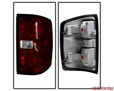 Xtune OEM Style Tail Lights With Dark Smoked Lens Chevrolet Silverado | GMC Sierra 2014-2019 - ALT-JH-CS14-OE-RSM