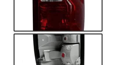 Xtune OEM Style Tail Lights With Dark Smoked Lens Chevrolet Silverado | GMC Sierra 2014-2019                                     - ALT-JH-CS14-OE-RSM - Image 4