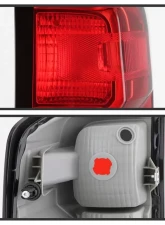 Xtune Factory Style Tail Lights With Red Clear Lens Chevrolet Silverado 2014-2019                                     - ALT-JH-CS14-WIRE-RC - Image 5