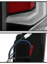 Xtune Halogen Model Light Bar LED Tail Lights With Black Lens Chevrolet Silverado 2019-2020                                     - ALT-JH-CS19HAL-BK - Image 5