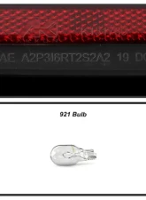 Xtune Halogen Model Light Bar LED Tail Lights With Black Lens Chevrolet Silverado 2019-2020                                     - ALT-JH-CS19HAL-BK - Image 7