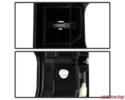 Xtune Halogen Model Light Bar LED Tail Lights With Black Smoked Lens Chevrolet Silverado 2019-2020 - ALT-JH-CS19HAL-BSM