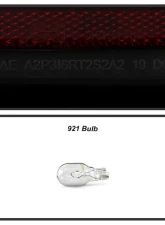Xtune Halogen Model Light Bar LED Tail Lights With Black Smoked Lens Chevrolet Silverado 2019-2020                                     - ALT-JH-CS19HAL-BSM - Image 7