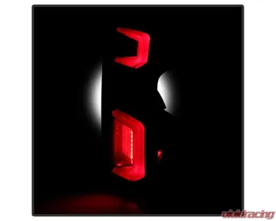 Xtune Halogen Model Light Bar LED Tail Lights With Black Smoked Lens Chevrolet Silverado 2019-2020 - ALT-JH-CS19HAL-BSM