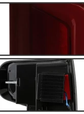 Xtune Halogen Model Light Bar LED Tail Lights With Red Smoked Lens Chevrolet Silverado 2019-2020                                     - ALT-JH-CS19HAL-RSM - Image 3
