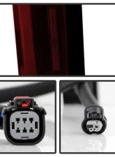 Xtune Halogen Model Light Bar LED Tail Lights With Red Smoked Lens Chevrolet Silverado 2019-2020                                     - ALT-JH-CS19HAL-RSM - Image 6