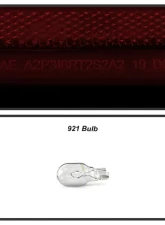 Xtune Halogen Model Light Bar LED Tail Lights With Red Smoked Lens Chevrolet Silverado 2019-2020                                     - ALT-JH-CS19HAL-RSM - Image 7