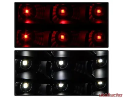 Xtune LED Tail Lights With Black Smoked Lens Chevrolet Silverado 2003-2007 - ALT-JH-CSIL03-LED-BSM