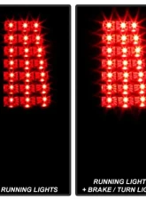 Xtune LED Tail Lights With Black Smoked Lens Chevrolet Silverado 2003-2007                                     - ALT-JH-CSIL03-LED-BSM - Image 9