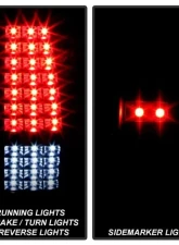 Xtune LED Tail Lights With Black Smoked Lens Chevrolet Silverado 2003-2007                                     - ALT-JH-CSIL03-LED-BSM - Image 10