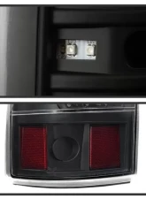 Xtune C Shape LED Tail Lights With Black Lens Chevrolet Silverado 1500 | 2500 | GMC Sierra 1999-2007                                     - ALT-JH-CSIL99-CS-BK - Image 5