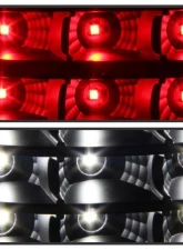 Xtune LED Tail Lights With Black Lens Chevrolet Silverado 1500 | 2500 | GMC Sierra 1999-2007                                     - ALT-JH-CSIL99-LED-BK - Image 8