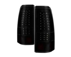 Xtune LED Tail Lights With Black Smoked Lens Chevrolet Silverado 1500 | 2500 | GMC Sierra 1999-2007