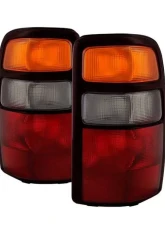 Xtune Factory Style Tail Lights With Red Amber Clear Lens Chevrolet Suburban | Tahoe | GMC Yukon 2000-2006                                     - ALT-JH-CSUB04-OE-RAC - Image 3