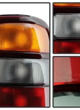 Xtune Factory Style Tail Lights With Red Amber Clear Lens Chevrolet Suburban | Tahoe | GMC Yukon 2000-2006                                     - ALT-JH-CSUB04-OE-RAC - Image 2