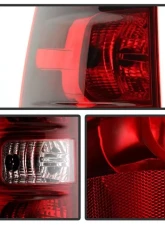 Xtune OEM Left Driver Side Tail Lights Chevrolet Suburban | Tahoe 2007-2013                                     - ALT-JH-CSUB07-OE-L - Image 2