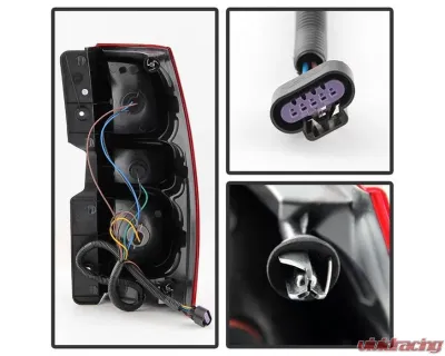 xtune alt-jh-csub07-oe-l left driver tail lights for 2007