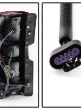 Xtune OEM Style Tail Lights With Red Smoked Lens Chevrolet Suburban | Tahoe 2007-2013                                     - ALT-JH-CSUB07-OE-RSM - Image 3