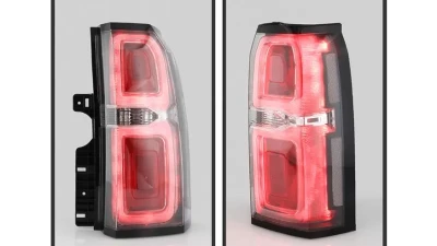 Xtune LED Tail Lights With Red Clear Lens Chevrolet Suburban | Tahoe 2015-2019                                     - ALT-JH-CSUB15-LED-RC - Image 6