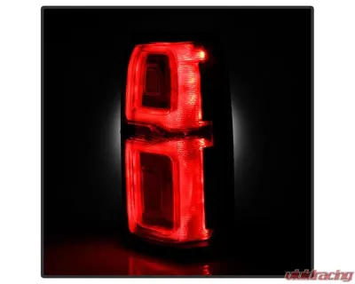Xtune LED Tail Lights With Red Clear Lens Chevrolet Suburban | Tahoe 2015-2019 - ALT-JH-CSUB15-LED-RC
