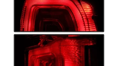 Xtune LED Tail Lights With Red Clear Lens Chevrolet Suburban | Tahoe 2015-2019                                     - ALT-JH-CSUB15-LED-RC - Image 8