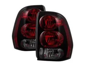 Xtune Factory Style Tail Lights With Red Clear Lens Chevrolet Trailblazer 2002-2009