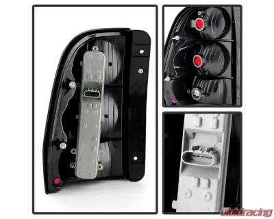 Xtune Factory Style Tail Lights With Red Clear Lens Chevrolet Trailblazer 2002-2009 - ALT-JH-CTB02-OE-RC