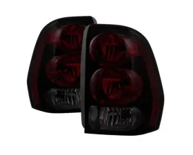 Xtune Factory Style Tail Lights With Red Smoked Lens Chevrolet Trailblazer 2002-2009