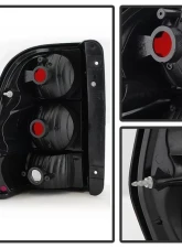Xtune Factory Style Tail Lights With Red Smoked Lens Chevrolet Trailblazer 2002-2009                                     - ALT-JH-CTB02-OE-RSM - Image 3