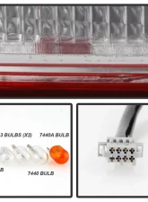 Xtune OE Right Passenger Side Halogen Tail Lights Chevrolet Trax 2013-2019                                     - ALT-JH-CTX13-OE-R - Image 7