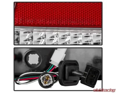 Xtune LED Tail Lights With Black Lens Dodge Charger 2006-2008 - ALT-JH-DCH05-LED-BK