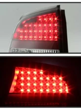 Xtune LED Tail Lights With Black Lens Dodge Charger 2006-2008                                     - ALT-JH-DCH05-LED-BK - Image 6