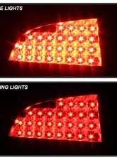 Xtune LED Tail Lights With Black Lens Dodge Charger 2006-2008                                     - ALT-JH-DCH05-LED-BK - Image 7