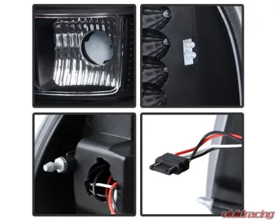 Xtune LED Tail Lights With Black Lens Dodge Dakota 1997-2004 - ALT-JH-DDAK97-LED-BK