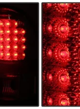 Xtune LED Tail Lights With Black Lens Dodge Dakota 1997-2004                                     - ALT-JH-DDAK97-LED-BK - Image 5