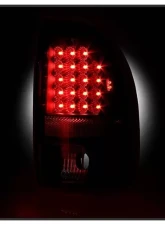 Xtune LED Tail Lights With Black Lens Dodge Dakota 1997-2004                                     - ALT-JH-DDAK97-LED-BK - Image 7