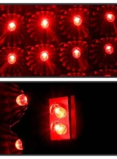 Xtune LED Tail Lights With Black Lens Dodge Dakota 1997-2004                                     - ALT-JH-DDAK97-LED-BK - Image 8