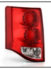Xtune OEM Left Driver Side LED Tail Lights With Red Clear Lens Dodge Grand Caravan 2011-2018                                     - ALT-JH-DGC11-OE-L - Image 2