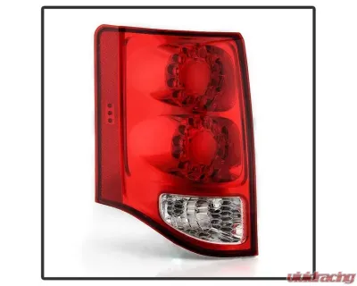 Xtune OEM Left Driver Side LED Tail Lights With Red Clear Lens Dodge Grand Caravan 2011-2018 - ALT-JH-DGC11-OE-L