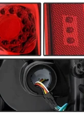 Xtune OEM Left Driver Side LED Tail Lights With Red Clear Lens Dodge Grand Caravan 2011-2018                                     - ALT-JH-DGC11-OE-L - Image 4