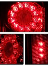 Xtune OEM Left Driver Side LED Tail Lights With Red Clear Lens Dodge Grand Caravan 2011-2018                                     - ALT-JH-DGC11-OE-L - Image 8