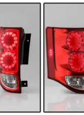 Xtune OEM Left Driver Side LED Tail Lights With Red Clear Lens Dodge Grand Caravan 2011-2018                                     - ALT-JH-DGC11-OE-L - Image 9