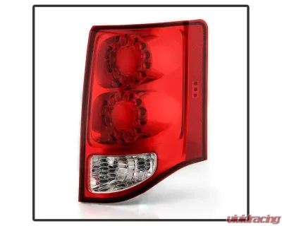 Xtune OEM Right Passenger Side LED Tail Lights With Red Clear Lens Dodge Grand Caravan 2011-2018 - ALT-JH-DGC11-OE-R
