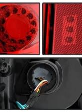 Xtune OEM Right Passenger Side LED Tail Lights With Red Clear Lens Dodge Grand Caravan 2011-2018                                     - ALT-JH-DGC11-OE-R - Image 4