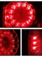 Xtune OEM Right Passenger Side LED Tail Lights With Red Clear Lens Dodge Grand Caravan 2011-2018                                     - ALT-JH-DGC11-OE-R - Image 7