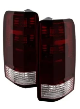 Xtune OEM Style Tail Lights With Red Smoked Lens Dodge Nitro 2007-2011                                     - ALT-JH-DNIT07-OE-RSM - Image 4